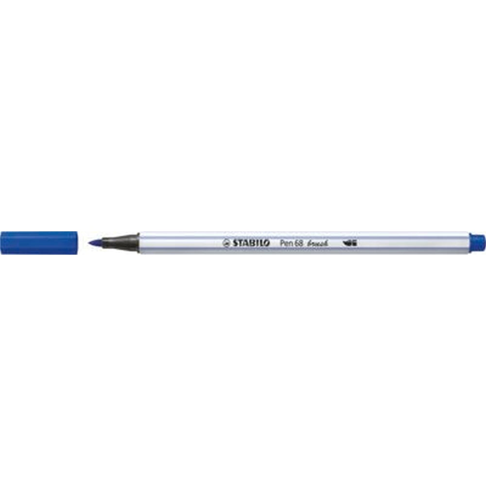 Carioca Stabilo Pen 68 Brush, cu varf tip pensula, 12 culori / set, cutie carton Arty
