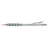 Creion mecanic Pentel Graphgear 1000, 0.7 mm, corp metalic argintiu, bleu