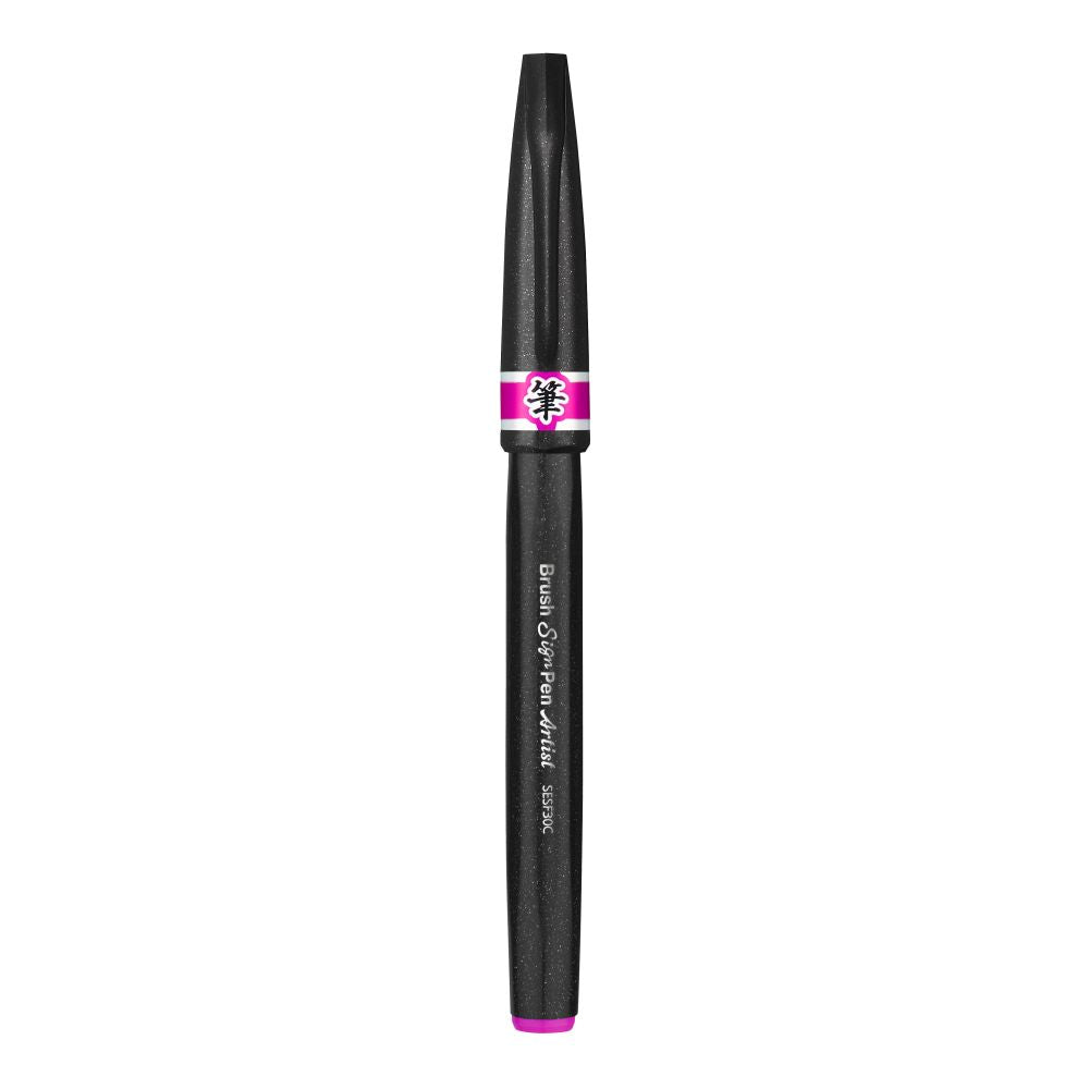 Pensula Pentel Brush Sing Pen Artist SESF30C, ultra fina, roz