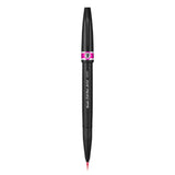 Pensula Pentel Brush Sing Pen Artist SESF30C, ultra fina, roz