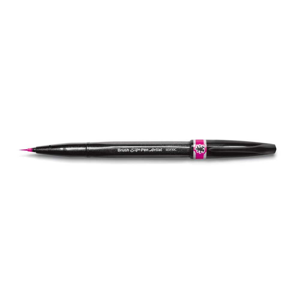 Pensula Pentel Brush Sing Pen Artist SESF30C, ultra fina, roz