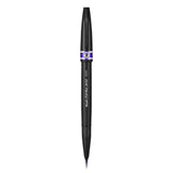 Pensula Pentel Brush Sing Pen Artist SESF30C, ultra fina, violet
