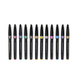 Pensula Pentel Brush Sing Pen Artist SESF30C, ultra fina, verde