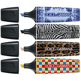 Textmarker Stabilo Boss Original Dolce&Gabbana, 4 bucati / set, cutie premium din carton, editie limitata