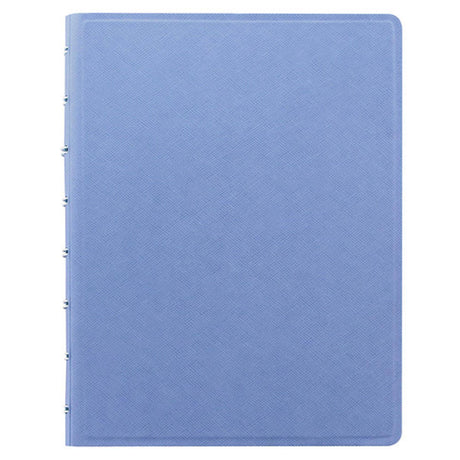 Agenda Notebook A5 FILOFAX Saffiano albastru vista cu spirala si rezerve Agenda Filofax 