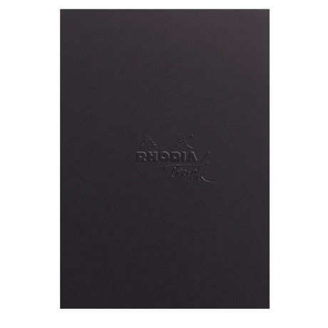 Rhodiarama caiet notite negru A5+ 50 file hartie alba velina 100g/mp Paperie.ro 