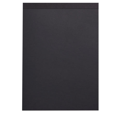 Rhodiarama caiet notite Maya negru A5 50 file hartie alba velina 120g/mp Paperie.ro 