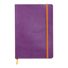 Încarcă imaginea în vizualizatorul Galerie, Caiet Agenda A5 Rhodiarama violet, liniat, hartie ivory, cu coperta flexibila Agenda Rhodia 
