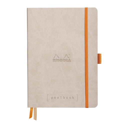 Agenda Lux A5 bej punctat alb fides cu coperta moale Agenda Rhodia 