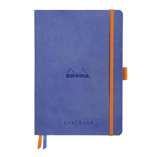 Agenda Lux A5 safir punctat alb fides cu coperta moale Agenda Rhodia 