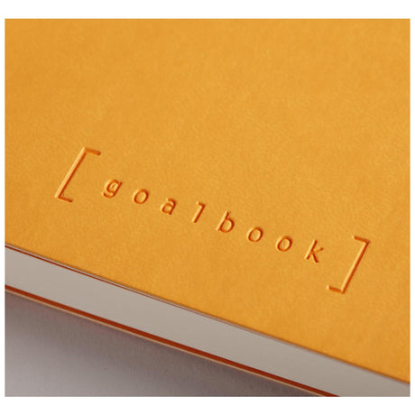 Agenda A5 240 pagini Rhodia GOALBOOK portocaliu, punctat, coperta flexibila Agenda Rhodia 