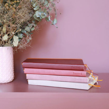 Agenda A5 nedatata, 120 file, punctat, softcover, hartie ivory 90 g / mp, Rhodiorama, rosewood Agenda Rhodia Rhodia 