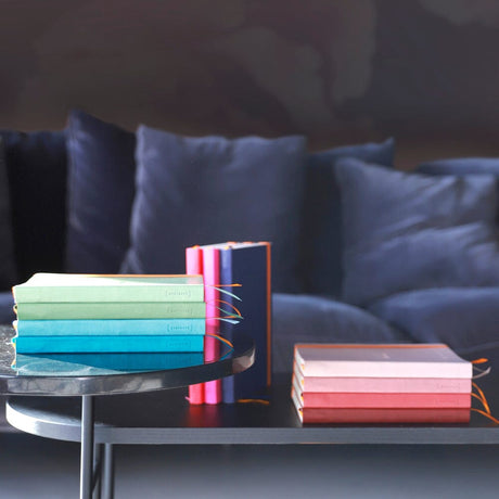 Agenda A5 nedatata, 120 file, punctat, softcover, hartie ivory 90 g / mp, Rhodiorama, sage Agenda Rhodia Rhodia 