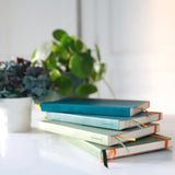 Agenda A5 nedatata, 120 file, punctat, softcover, hartie ivory 90 g / mp, Rhodiorama, peacock Agenda Rhodia Rhodia 