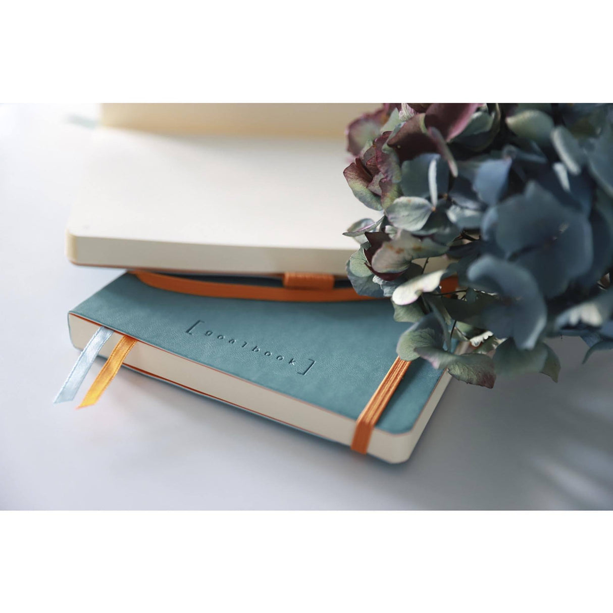 Agenda A5 240 pagini Rhodia GOALBOOK verde albastrui, punctat, coperta flexibila Agenda Rhodia 