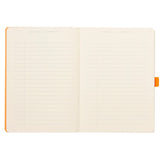 Agenda A5 nedatata, 120 file, punctat, softcover, hartie ivory 90 g / mp, Rhodiorama, midnight Agenda Rhodia Rhodia 