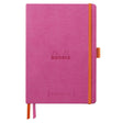 Agenda A5 160 pagini Rhodia fuchsia, dictando, coperta flexibila Agenda Rhodia 