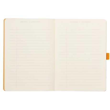 Agenda A5 160 pagini Rhodia fuchsia, dictando, coperta flexibila Agenda Rhodia 