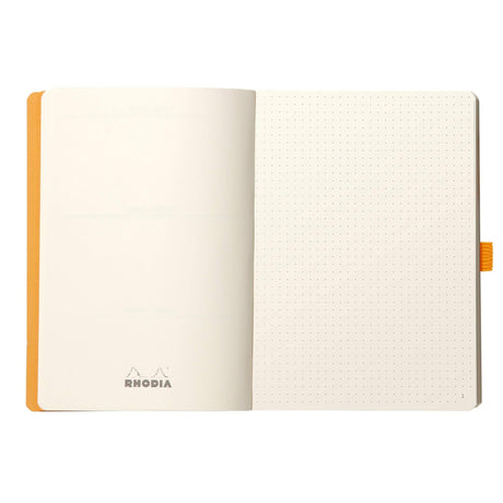 Agenda A5 240 pagini Rhodia GOALBOOK fuchsia, punctat, coperta flexibila Agenda Rhodia 