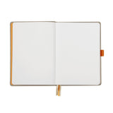 Agenda Lux Goal Book A5 bej punctata cu coperta rigida Agenda Rhodia 