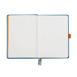 Agenda Lux Goal Book A5 turqoaz punctata cu coperta rigida Agenda Rhodia 