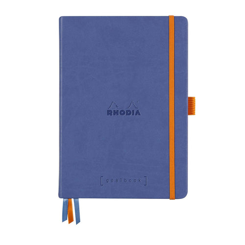 Agenda Lux Goal Book A5 safir punctata cu coperta rigida Agenda Rhodia 