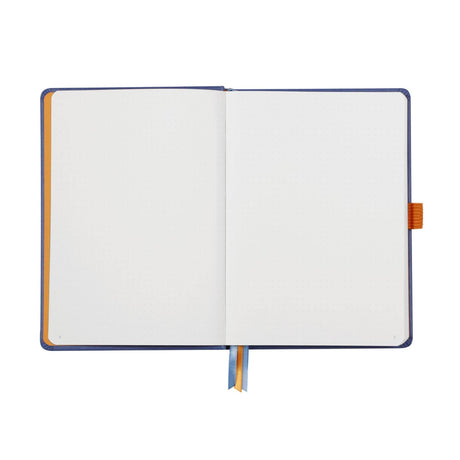 Agenda Lux Goal Book A5 safir punctata cu coperta rigida Agenda Rhodia 