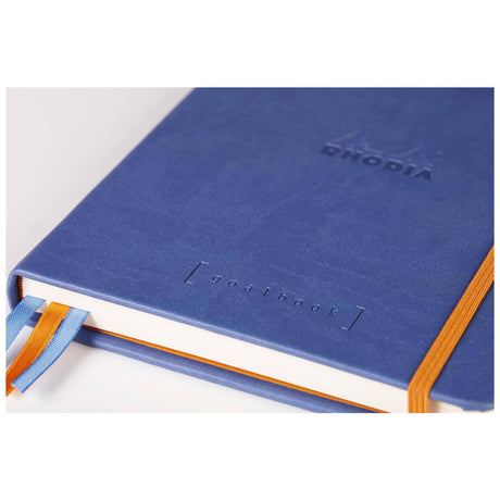 Agenda Lux Goal Book A5 safir punctata cu coperta rigida Agenda Rhodia 