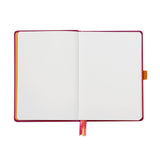 Agenda Lux Goal Book A5 raspberry punctata cu coperta rigida Agenda Rhodia 