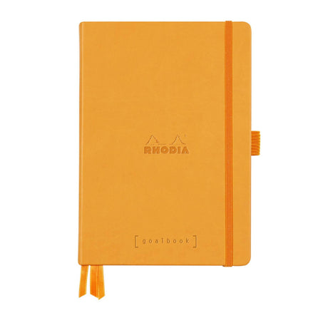 Agenda Lux Goal Book A5 narcisa punctata cu coperta rigida Agenda Rhodia 