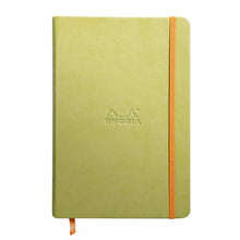 Încarcă imaginea în vizualizatorul Galerie, Caiet Agenda A5 Rhodiarama liniat, verde anason, 96 pagini, cu coperta rigida + elastic Agenda Rhodia 
