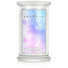 Încarcă imaginea în vizualizatorul Galerie, Lumanare parfumata 2 fitile Kringle Candle &#39;&#39;Acuarele&#39;&#39; 624 g Lumanare parfumata Kringle Candle 
