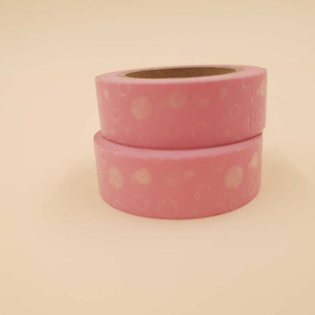 Banda Washi - Roz Model Buline Albe Banda Washi Paperie.ro 