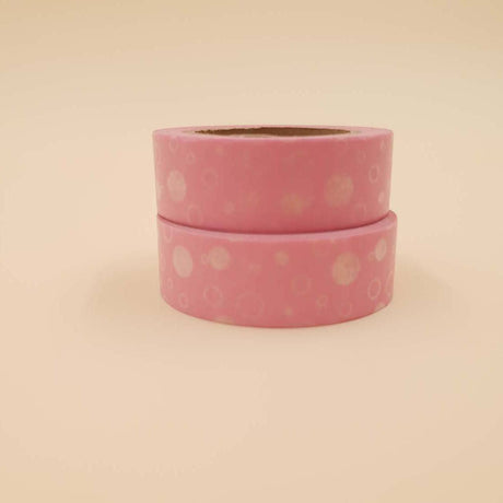 Banda Washi - Roz Model Buline Albe Banda Washi Paperie.ro 
