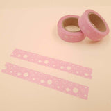 Banda Washi - Roz Model Buline Albe Banda Washi Paperie.ro 