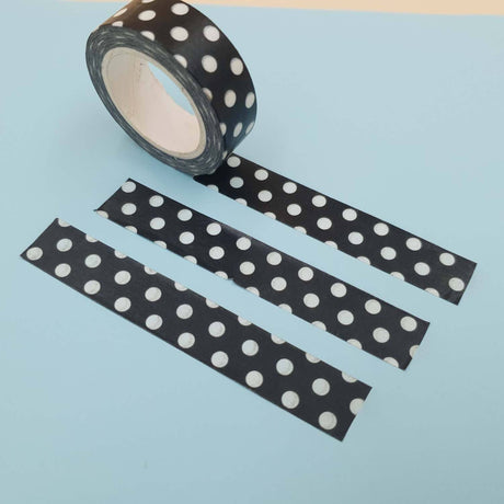 Banda Washi - Neagra Model Buline Paperie.ro 