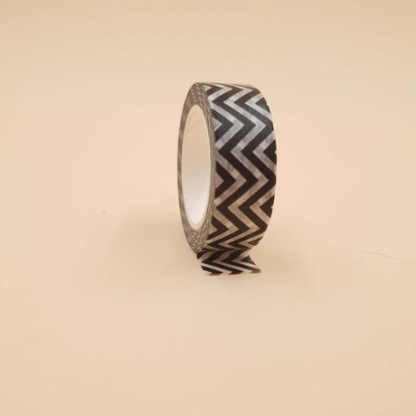 Banda Washi - Neagra Model Dungi Paperie.ro 