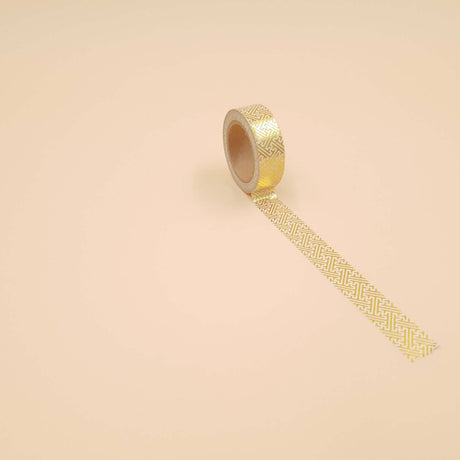 Banda Washi - Alba Model Dungi Aurii Paperie.ro 