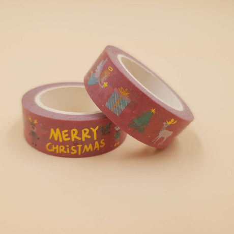 Banda Washi - Roz Model Merry Christams Paperie.ro 