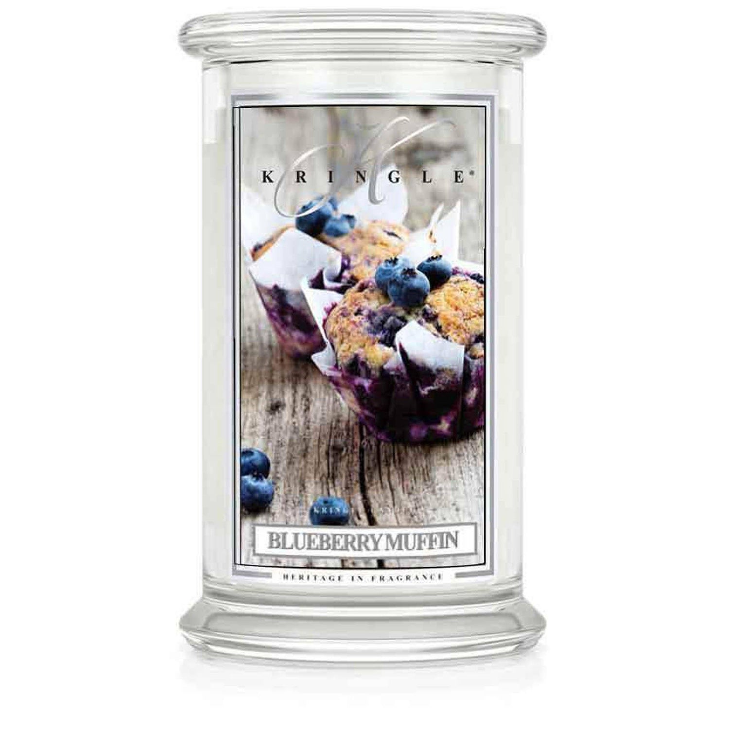 Lumanare parfumata 2 fitile Kringle Candle ''Briosa cu afine'' 624 g Lumanare parfumata Kringle Candle 