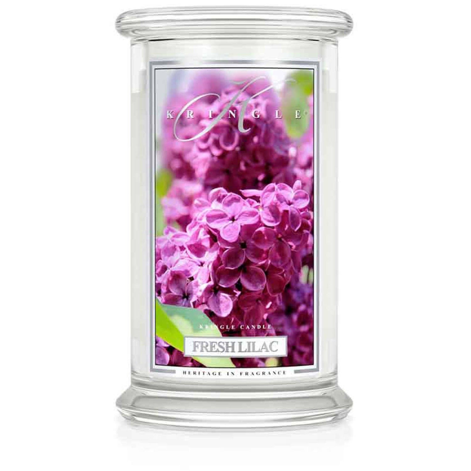 Lumanare parfumata 2 fitile Kringle Candle ''liliac proaspat'' 624 g Lumanare parfumata Kringle Candle 
