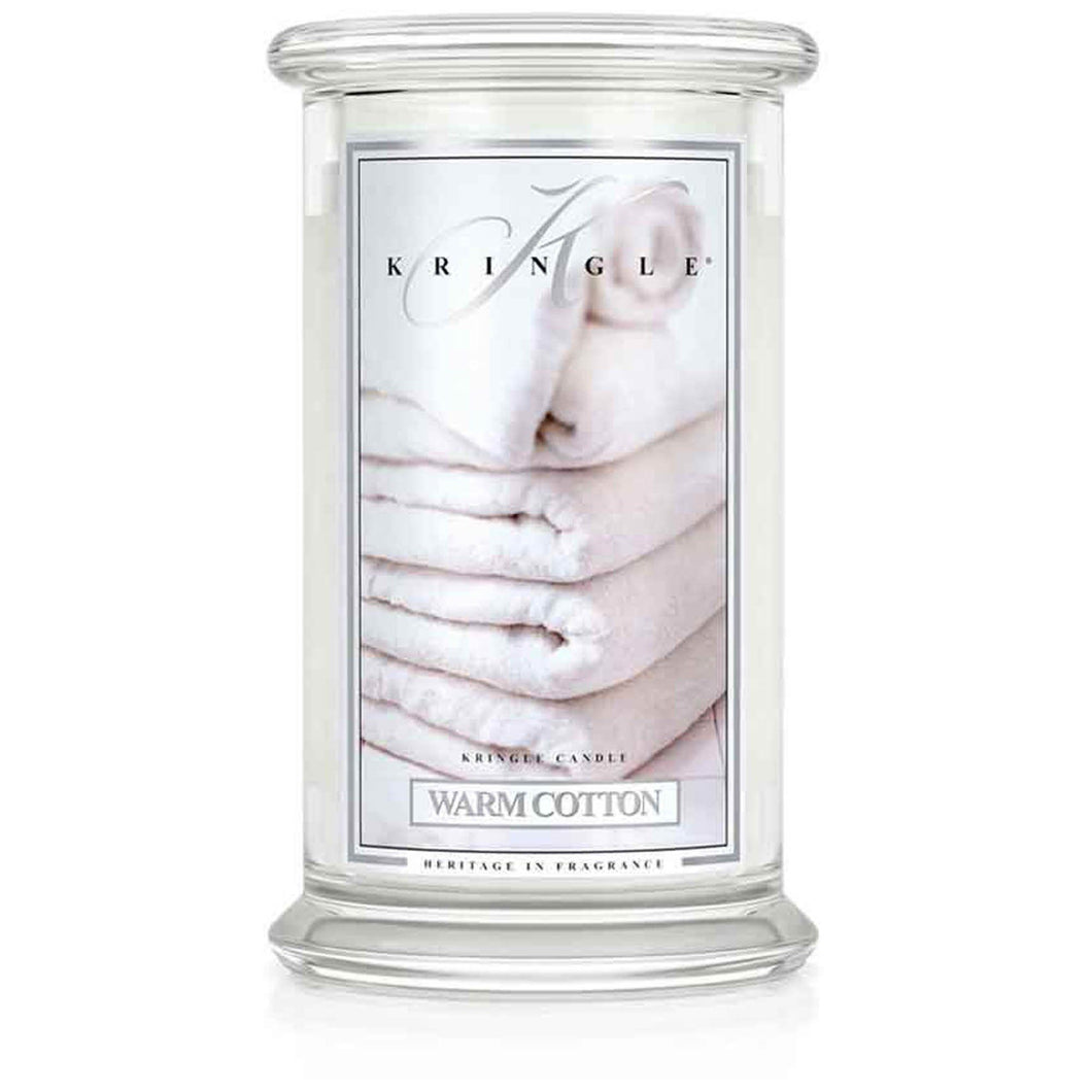 Lumanare parfumata 2 fitile Kringle Candle ''Bumbac cald'' 624 g Lumanare parfumata Kringle Candle 