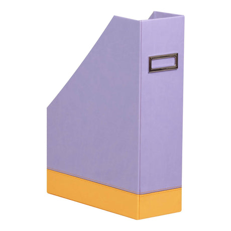 Suport vertical Rhodia lilac din imitatie italiana de piele 10x25x31cm suport vertical Rhodia 