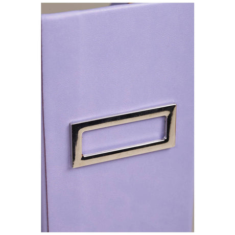 Suport vertical Rhodia lilac din imitatie italiana de piele 10x25x31cm suport vertical Rhodia 