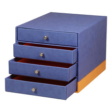 Încarcă imaginea în vizualizatorul Galerie, Cutie organizare safir Rhodia cu 4 sertare 24.8x32.7x22.8cm Cutie organizare Rhodia 

