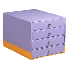 Încarcă imaginea în vizualizatorul Galerie, Cutie organizare liliac Rhodia cu 4 sertare 24.8x32.7x22.8cm Cutie organizare Rhodia 
