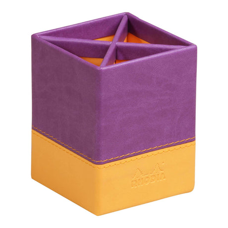 Suport de instrumente de violet Rhodia 8x8x11cm suport instrumente de scris Rhodia 
