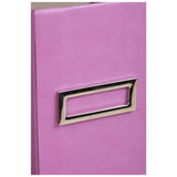 Suport vertical Rhodia roz din imitatie italiana de piele 10x25x31cm suport vertical Rhodia 