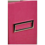 Suport vertical Rhodia raspberry din imitatie italiana de piele 10x25x31cm suport vertical Rhodia 
