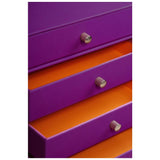 Cutie organizare violet Rhodia cu 4 sertare 24.8x32.7x22.8cm Cutie organizare Rhodia 